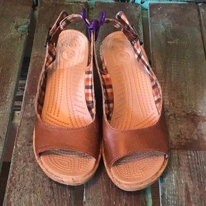 CROCS A-Leigh wedge sling back